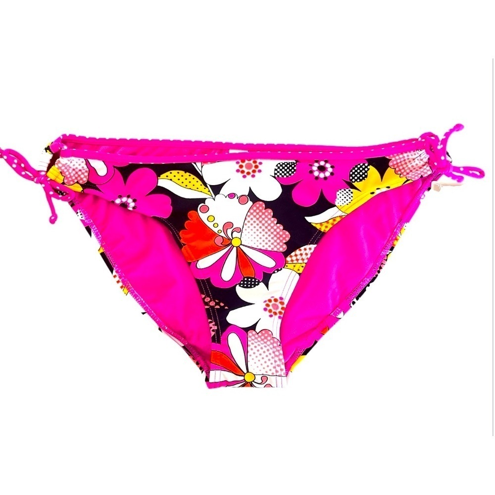 NWT - Arizona Company Pink Floral Bikini Bottom